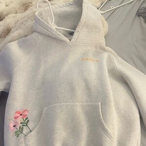 Dandy worldwide gift giving Hoodie with Floral Embroidery